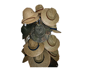 Hats - to keep you cool and shady ($10.00 - $21.99)